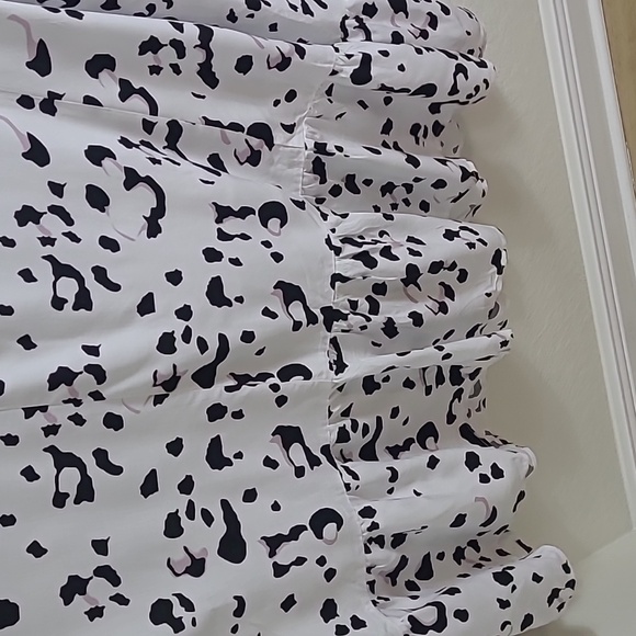 Tribal Black and White Patterned Maxi Dress Size M - Picture 6 of 8